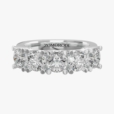0.50-Carat Five-Stone Wedding Ring